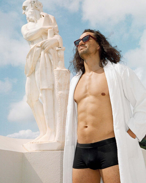 male model wearing Men
