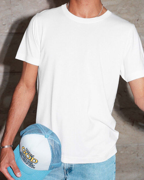 Male model wearing Men
