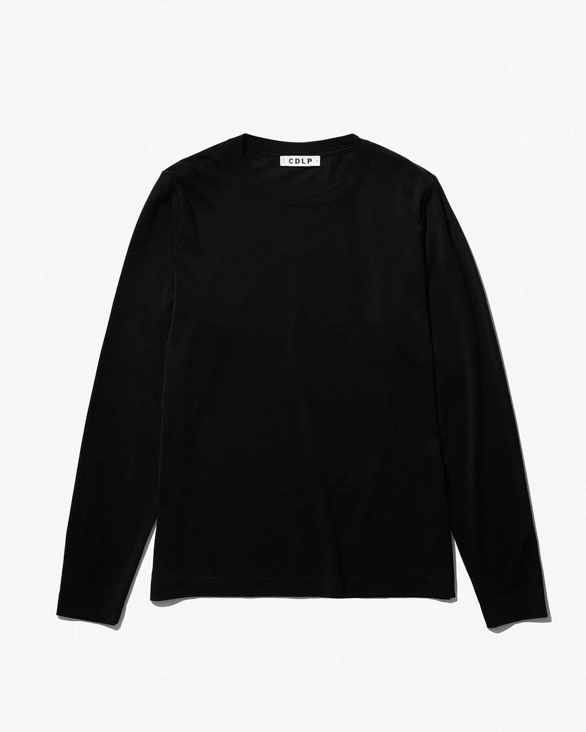 Men s Midweight Long Sleeve T Shirt in Black Shop CDLP