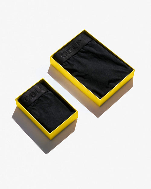 Kids Mini Boxer Brief in Black - CDLP