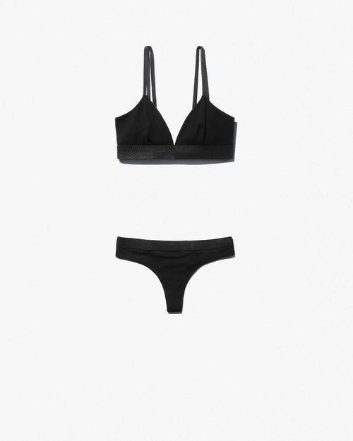 Underwear Set: Triangle Bralette + Thong - CDLP