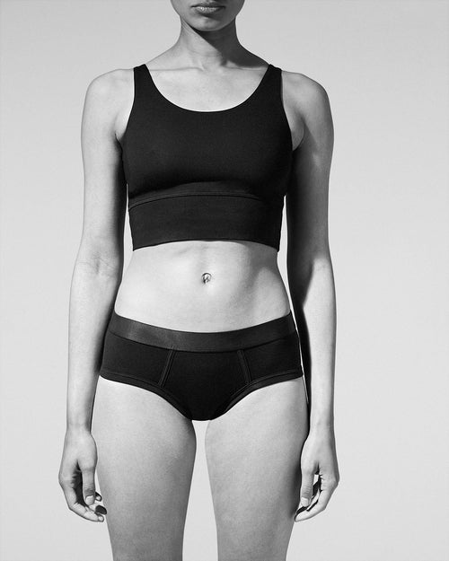 Female model wearing Women