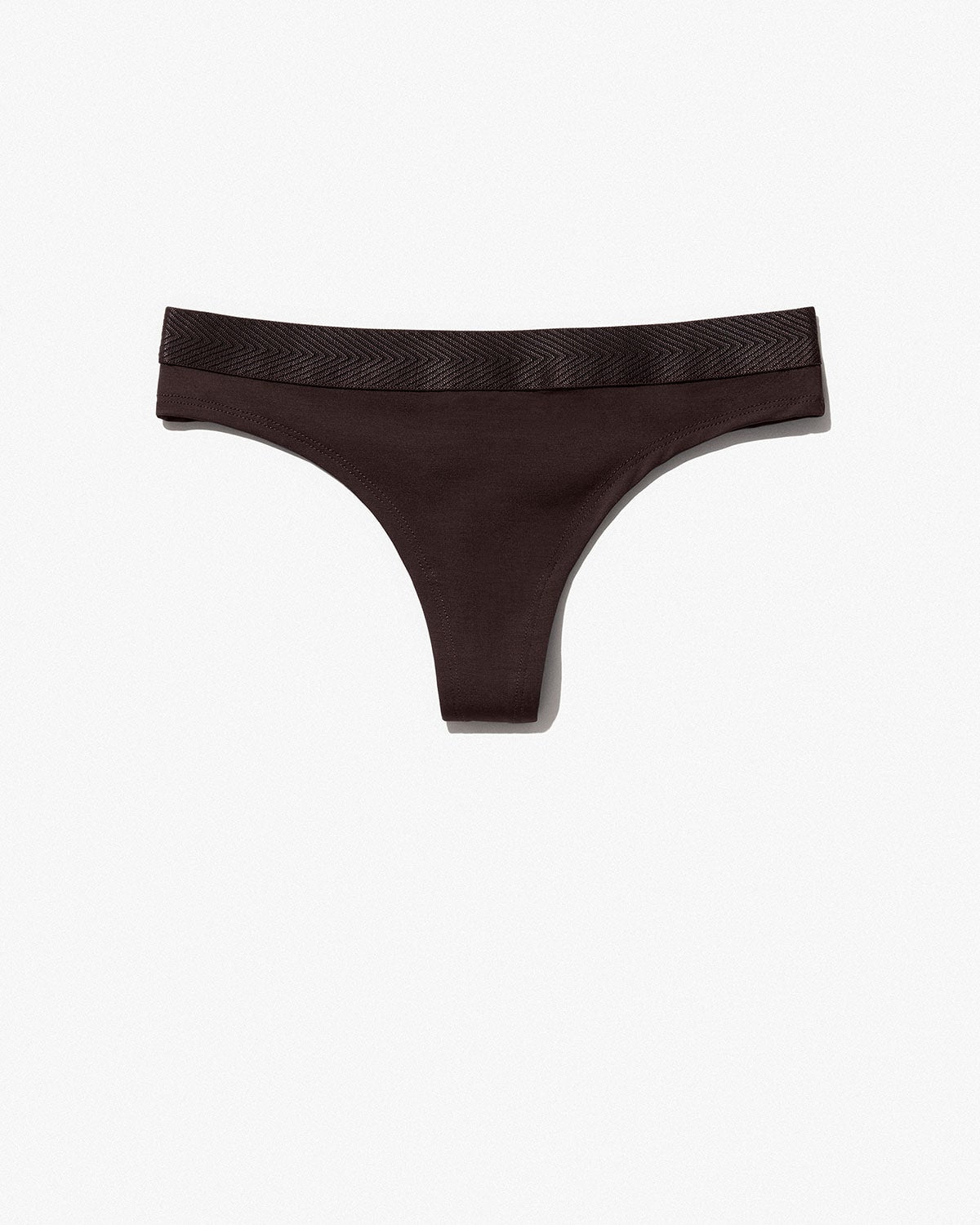 Sustainable Black Tencel™ Lyocell Thong Underwear for Women