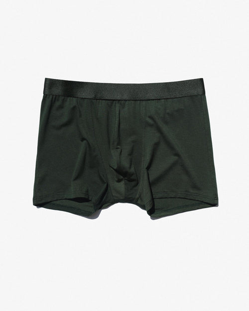 Lyocell Boxer Brief in Army Green
