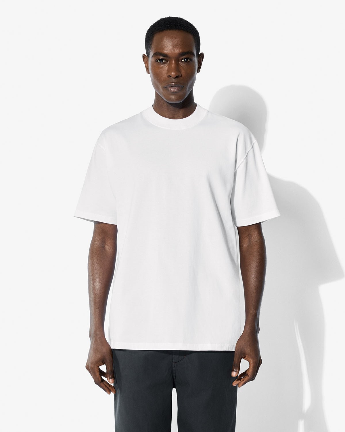 2 x Men's Cotton Relaxed T-Shirt in Black, White | Shop — CDLP