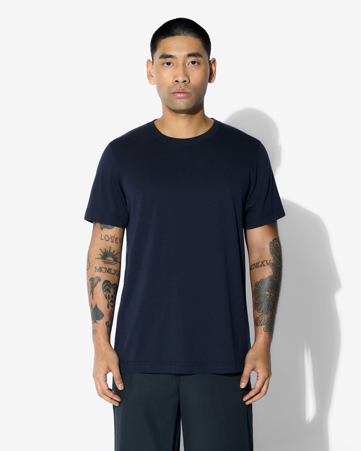 Men's Midweight T-Shirt in Dark Navy | Shop now – CDLP