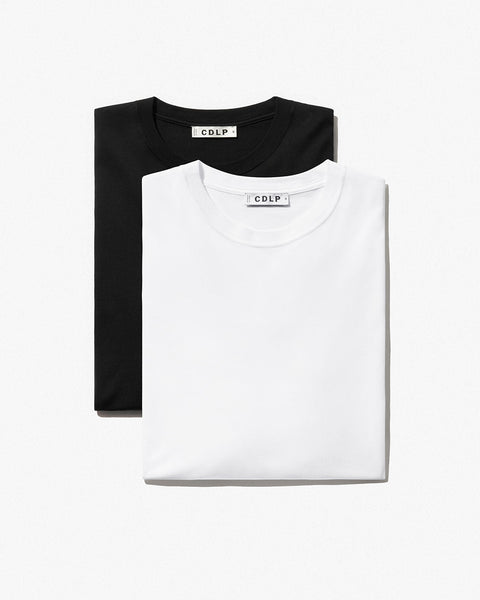 2 x Women's Midweight T-Shirt in White, Black | Shop — CDLP