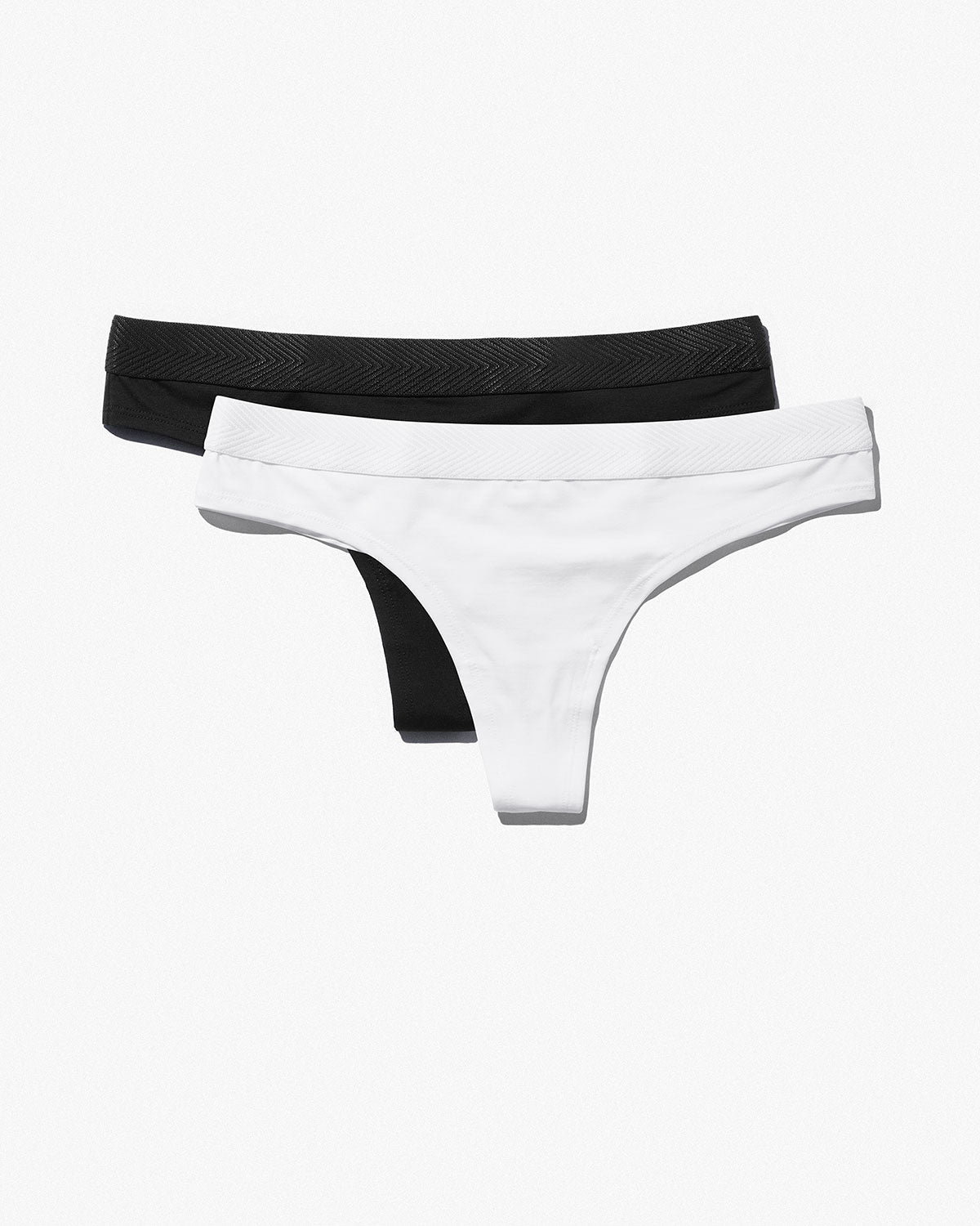 Women's Thong in Black, White - CDLP