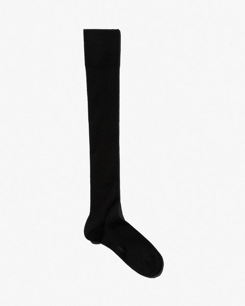 2 x Over Knee Wool Rib Socks - CDLP