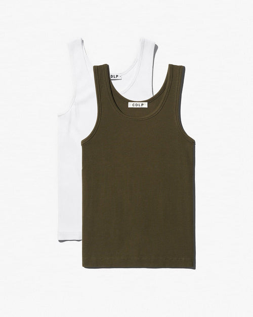 2 x Rib Tank Top - CDLP