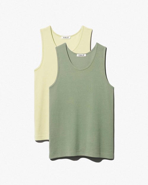 2 × Rib Tank Top