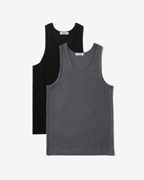 2 × Rib Tank Top