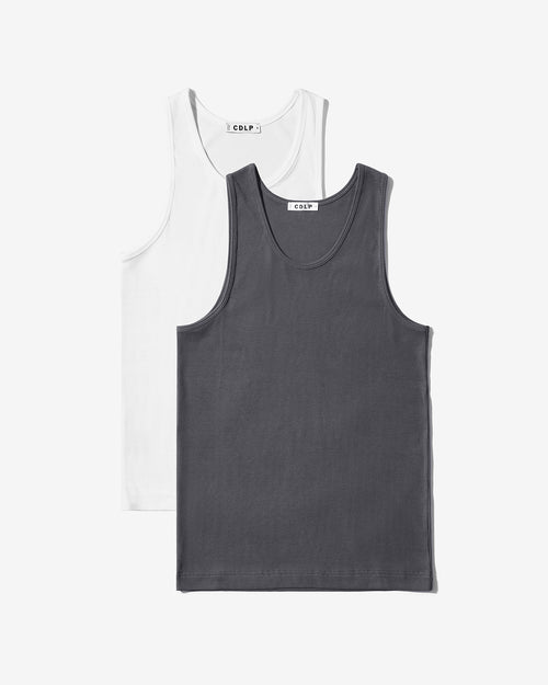 2 × Rib Tank Top