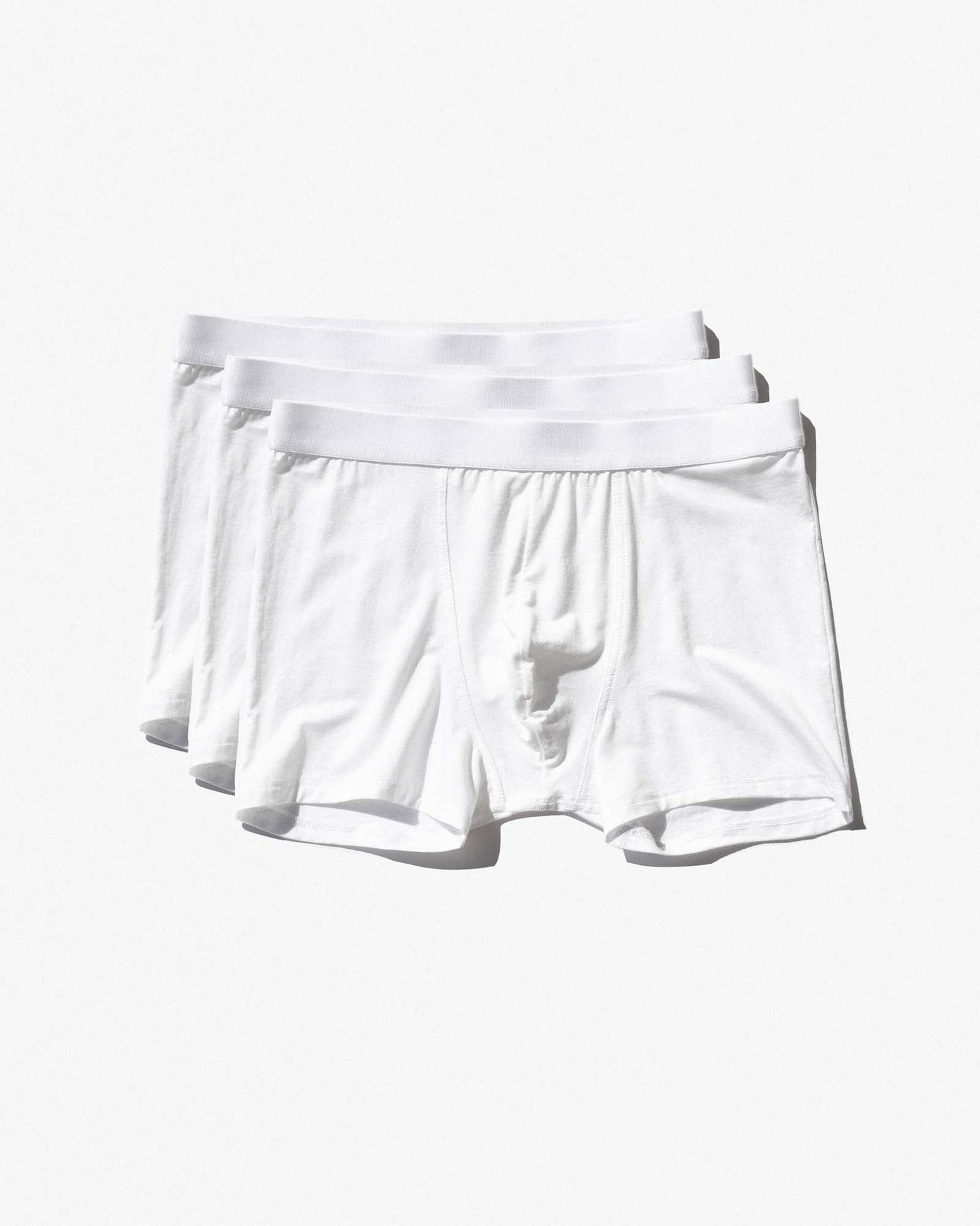 3 × men's Boxer Brief in white color