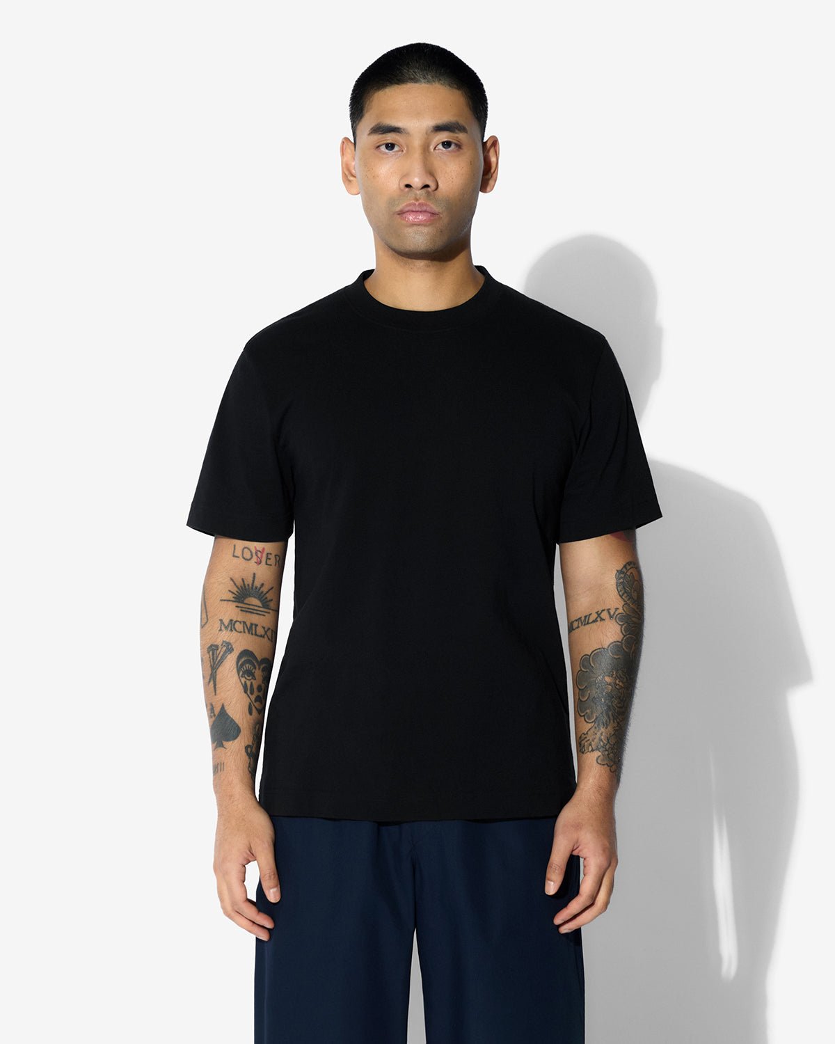 2 × Men's Cotton Regular T-Shirt in Black | Shop now — CDLP