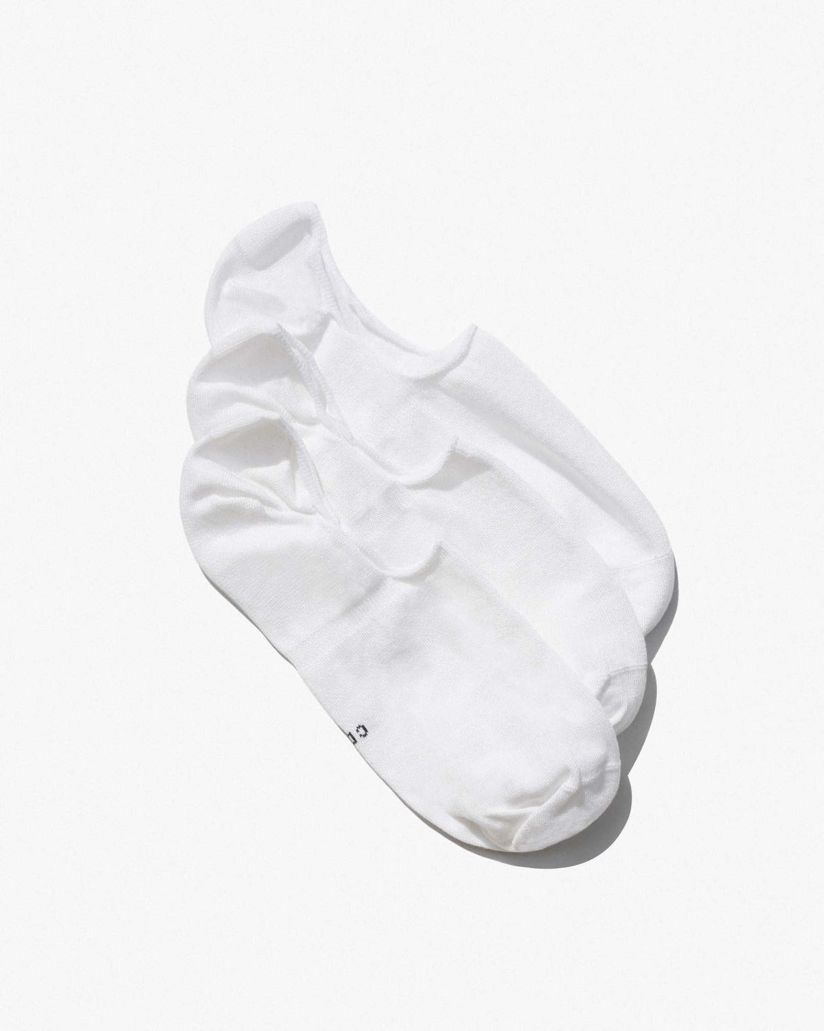 Men's Low Cut Bamboo Socks in White - CDLP