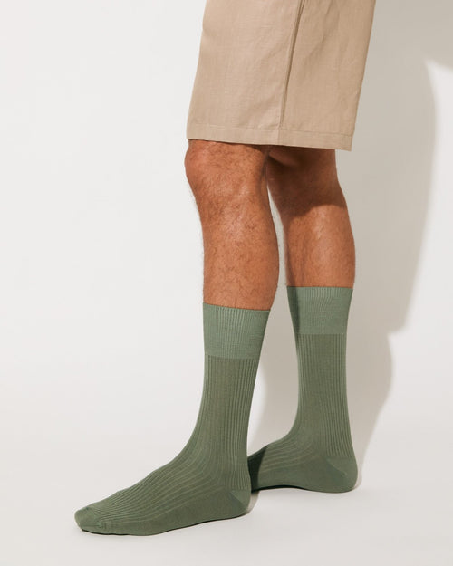 3 × Mid Length Rib Socks - CDLP