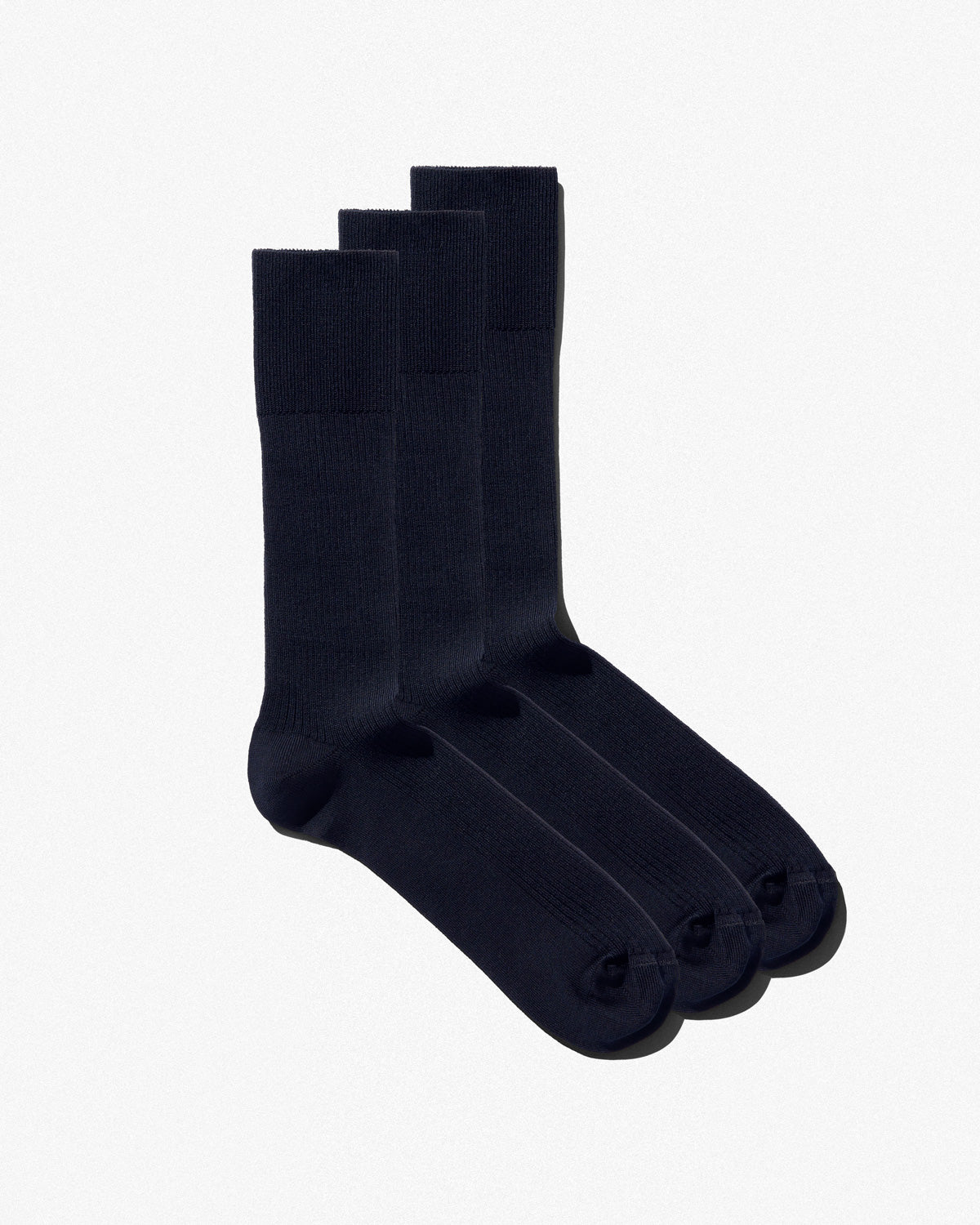 3 × Mid Length Rib Socks