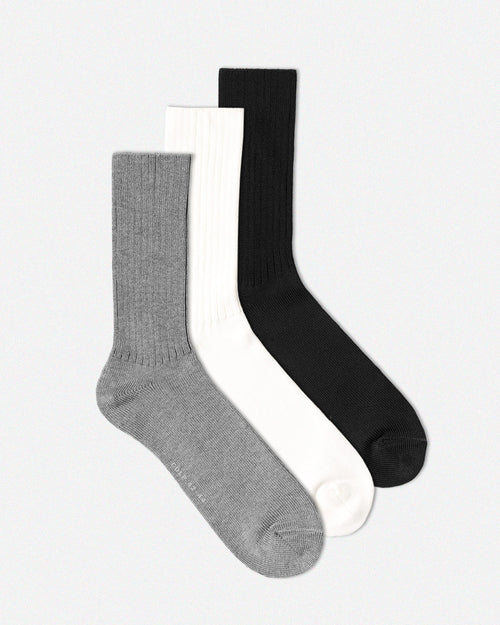 3 × Mid Length Tennis Socks - CDLP
