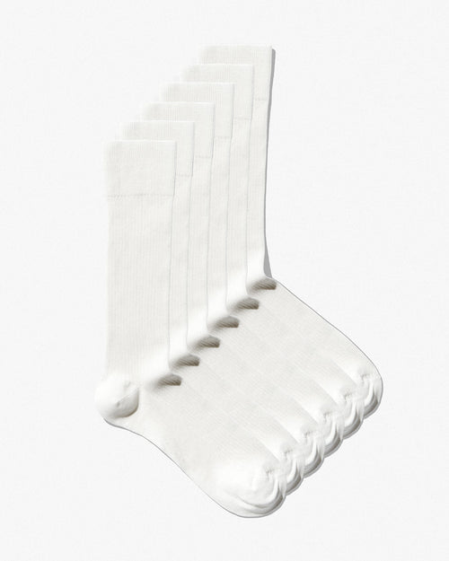 6 × Mid Length Rib Socks - CDLP