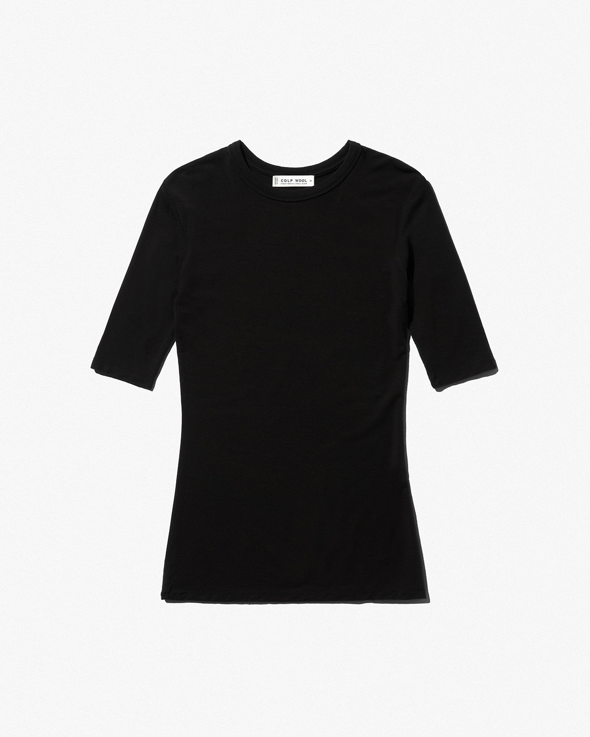 ELDORESO Merino Wool Tee(Black）　サイズXL ModinoWoolLSTee-Black-102047-