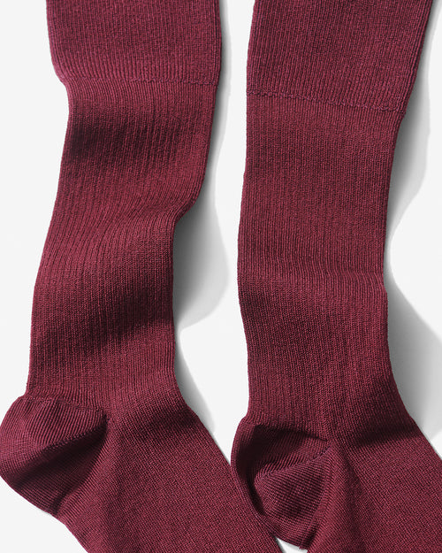 Mid Length Rib Socks