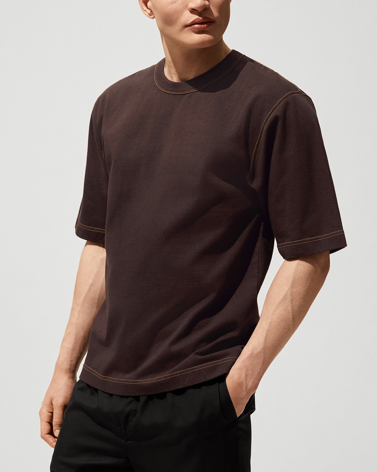 Men's Heavy T-Shirt in Espresso Brown | Shop now — CDLP