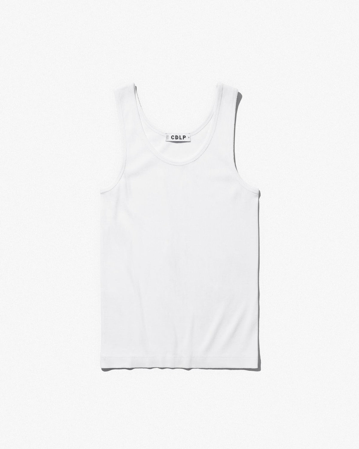 Women's Rib Tank Top in White - CDLP