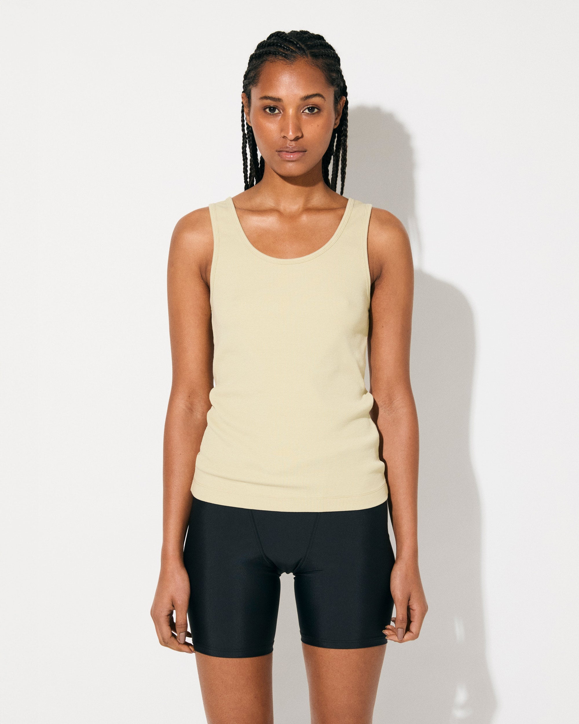 Women's Rib Tank Top in Lemongrass | Shop now — CDLP