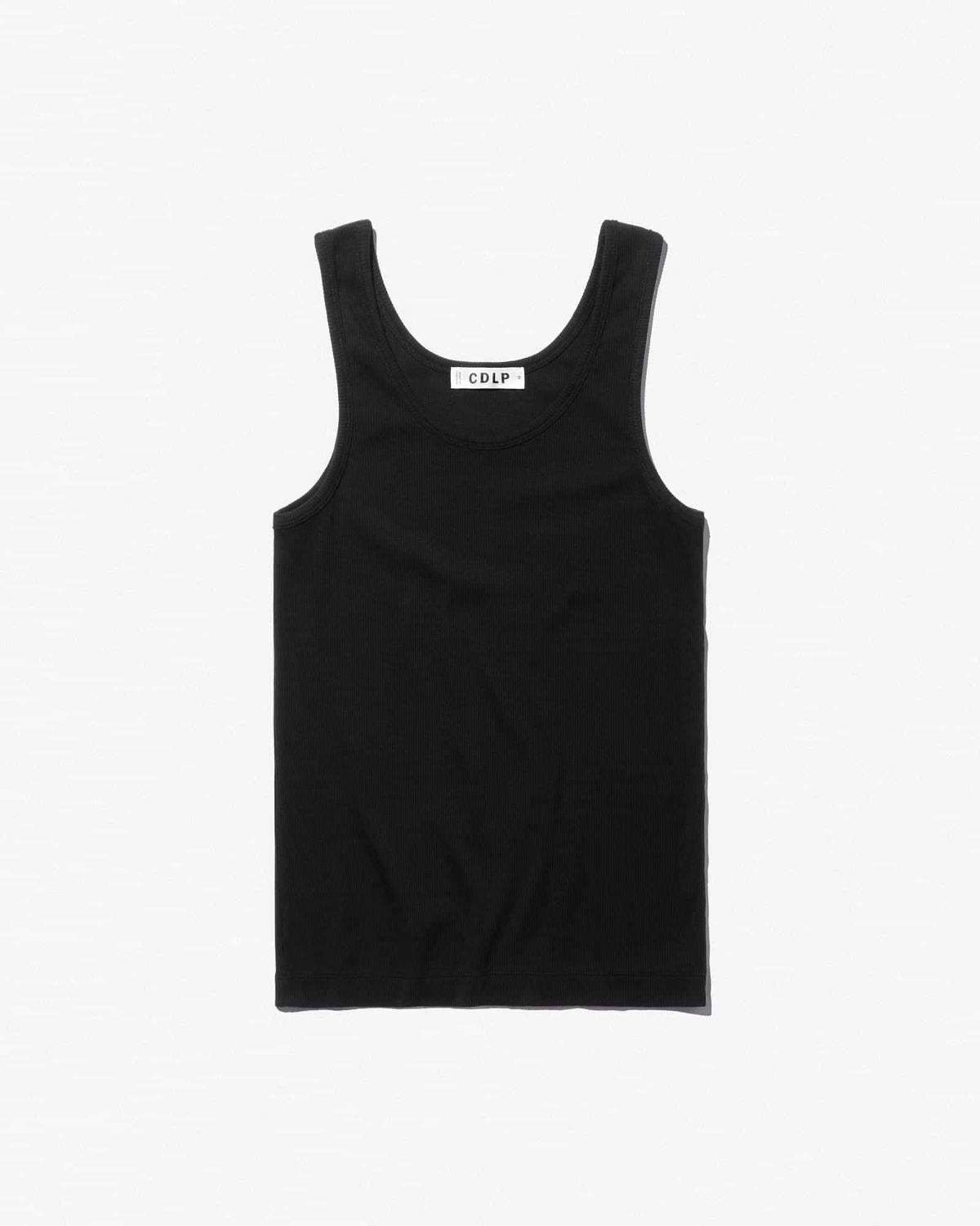 Women's Rib Tank Top in Off-Black - CDLP