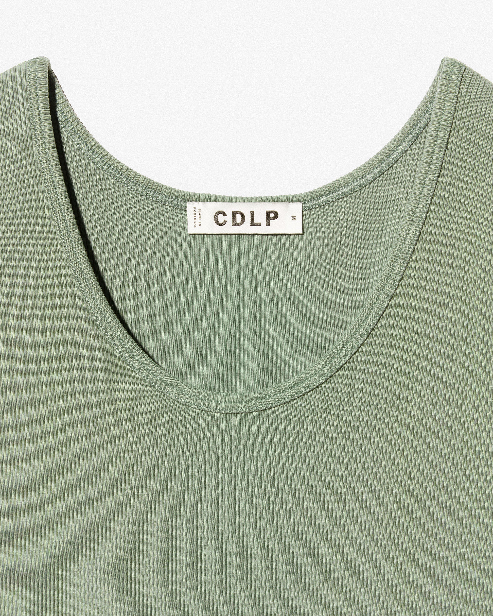 SAPEur BASIC TANK TOP デジタルカモ　L Smoky Green Seamless Rib Tank Top | LEMAIRE