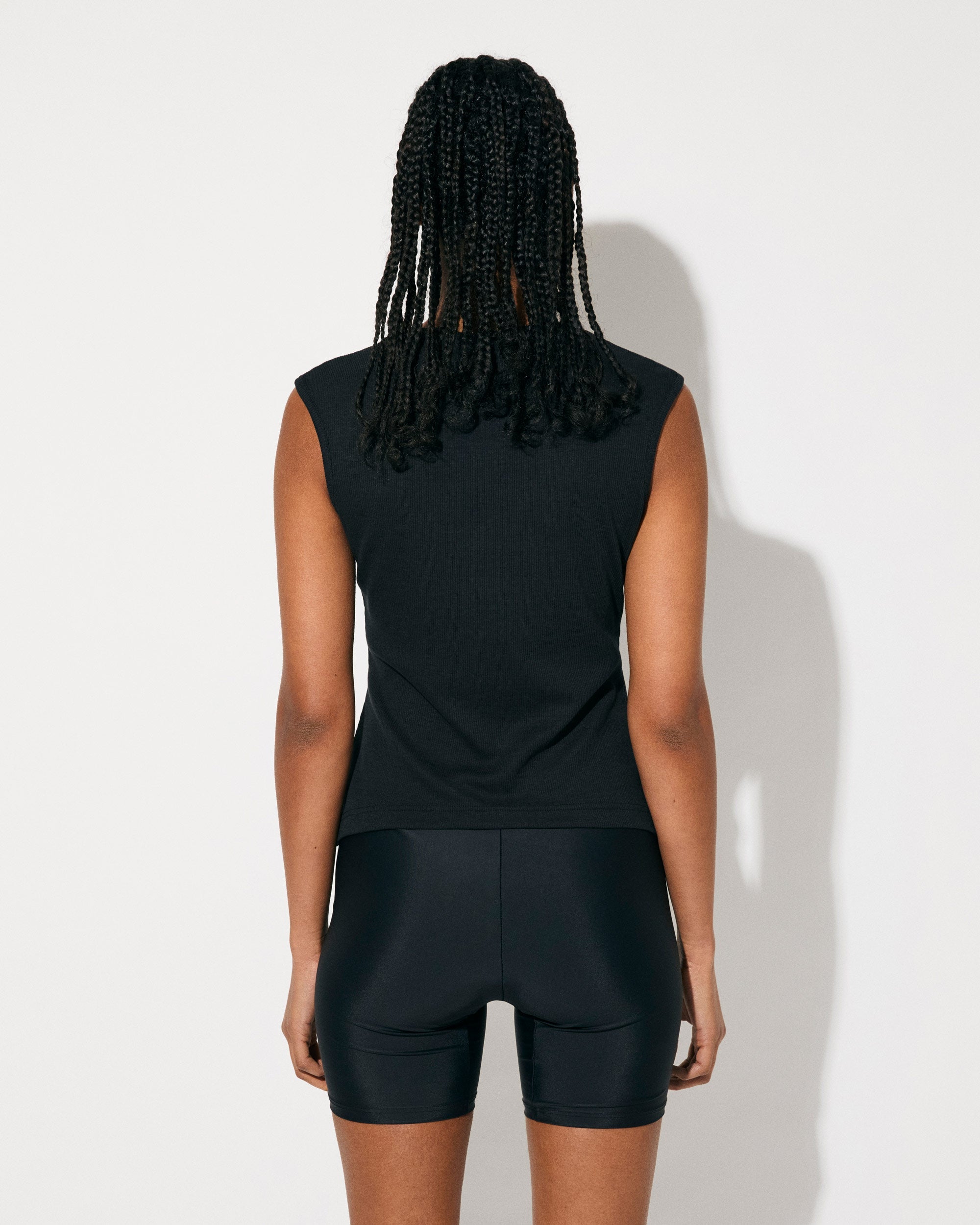 Women's Rib Vest in Black | Shop now — CDLP