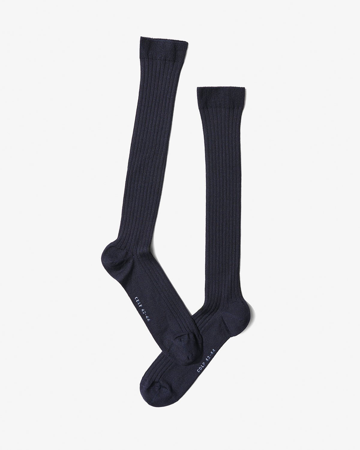 Silk Over The Calf Rib Socks - CDLP