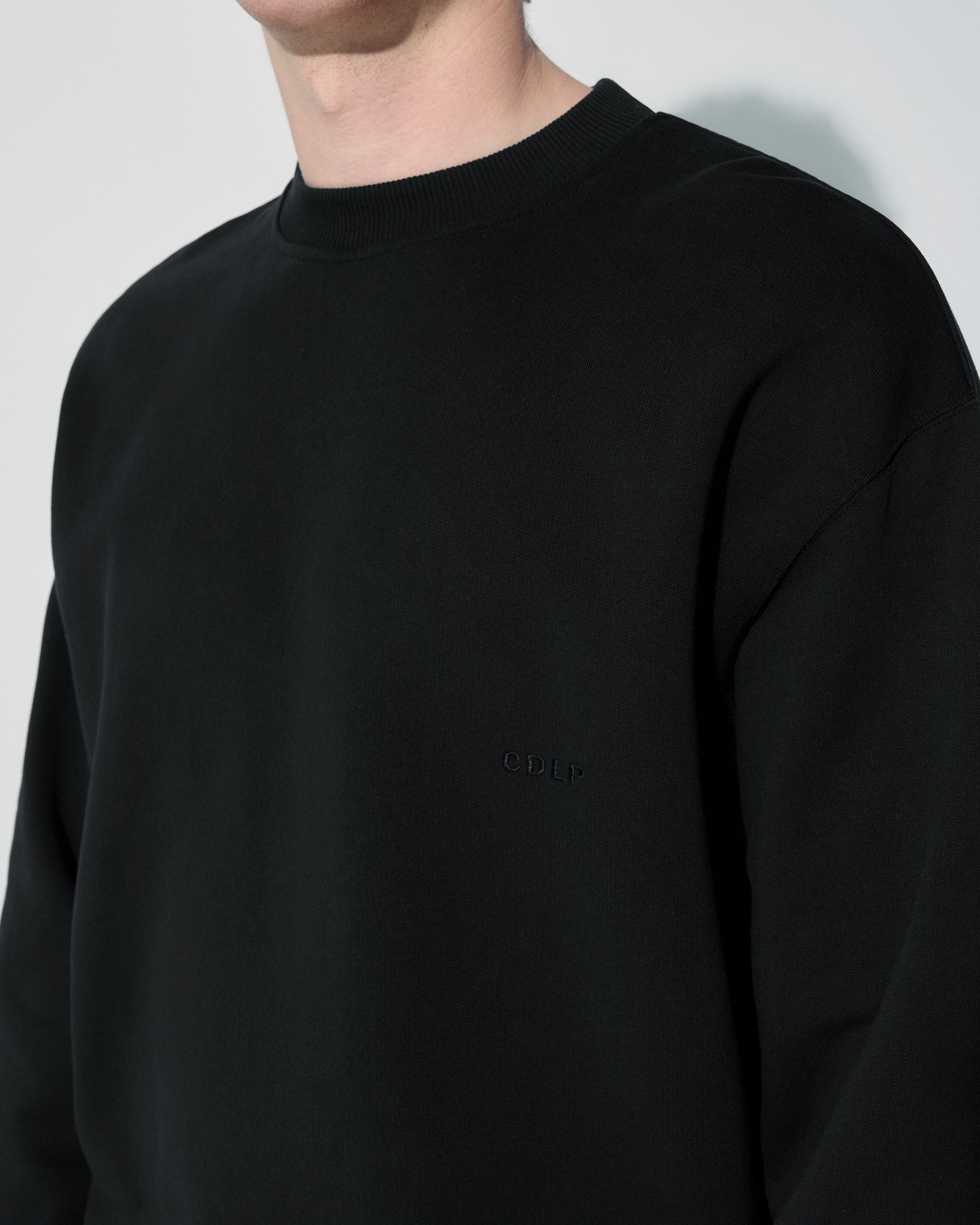 Men's Cotton Sweatshirt in Black | Shop now – CDLP