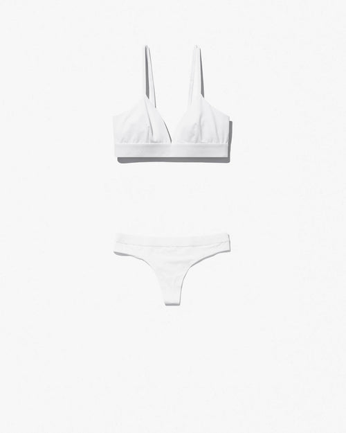 Underwear Set: Triangle Bralette + 3 x Thong - CDLP