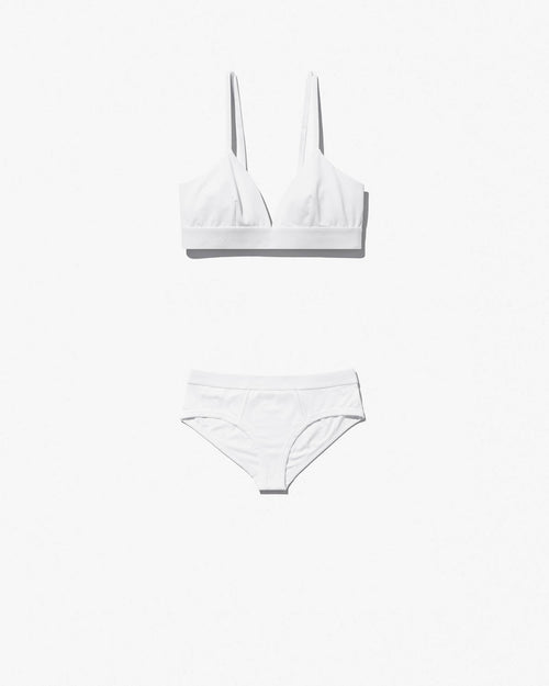 Underwear Set: Triangle Bralette + 3 x Y - Brief - CDLP