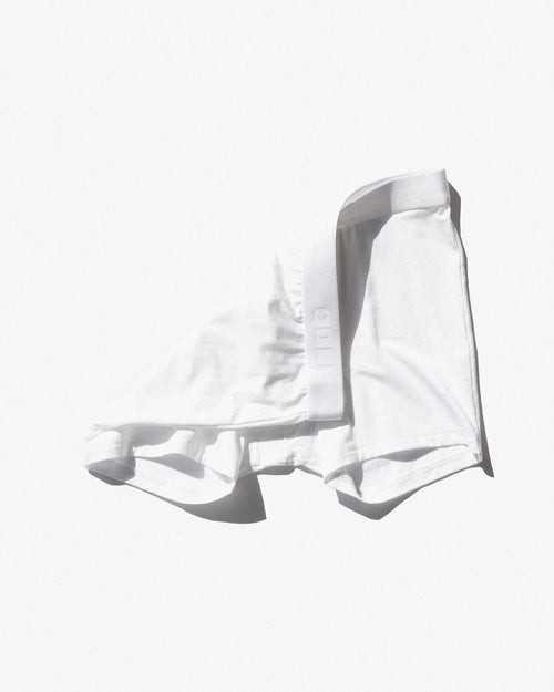 Folded Boxer Briefs in white