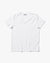 Lyocell V-Neck Midweight T-Shirt in White