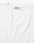 Lyocell V-Neck Midweight T-Shirt in White