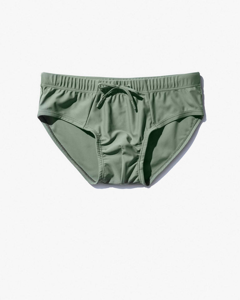 Swim Brief in Sage Green Shop now CDLP
