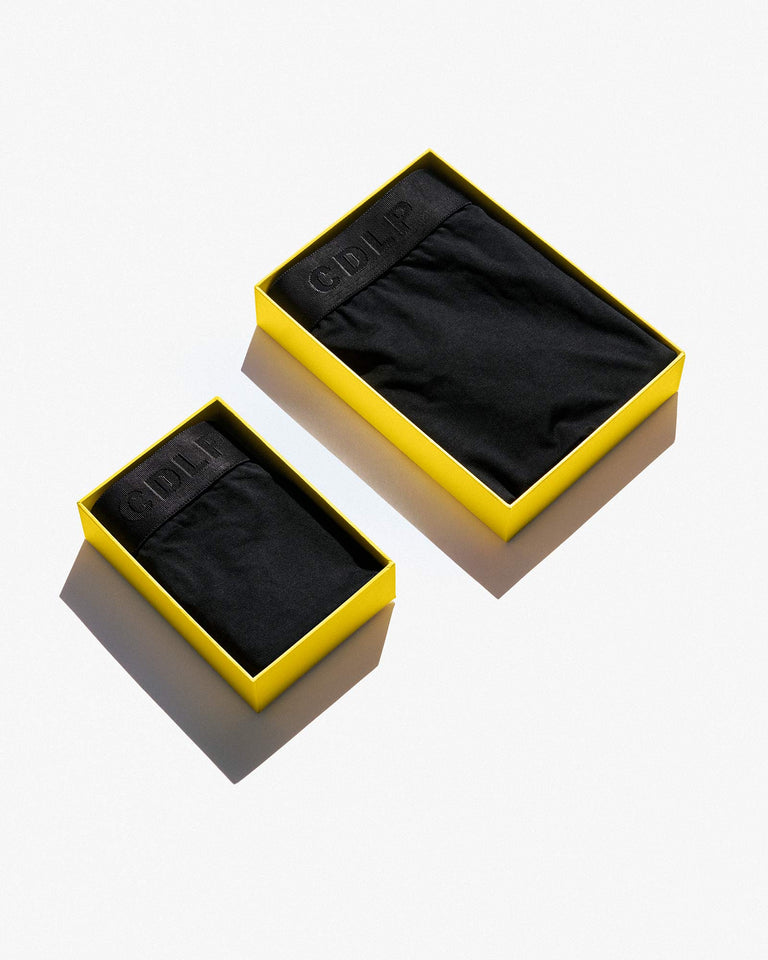Mini Boxer Brief in small yellow signature box