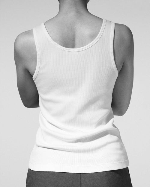 Women's Rib Tank Top in White | Shop now – CDLP