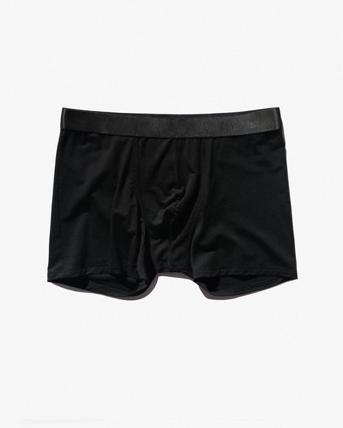 Lyocell Boxer Brief in Black ### main_image