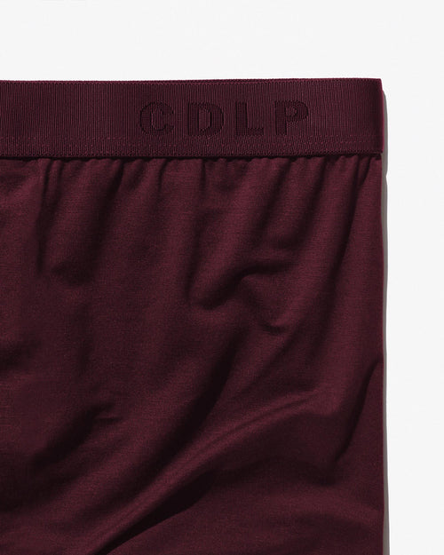 Lyocell Boxer Shorts in Burgundy