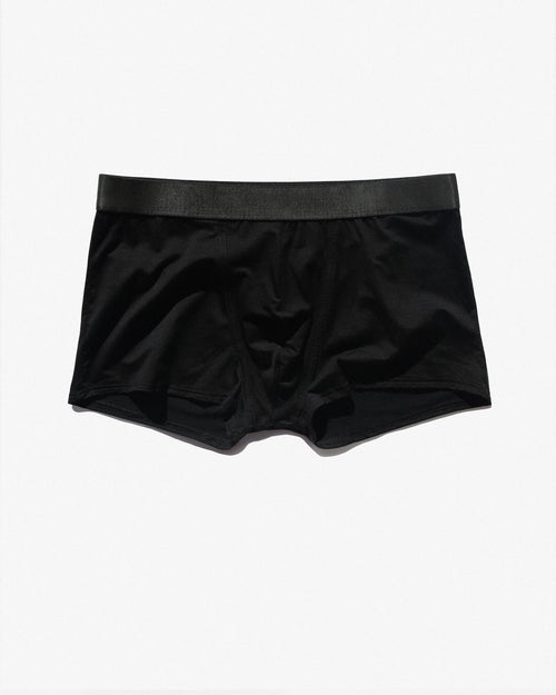 Lyocell Boxer Trunk in Black ### main_image