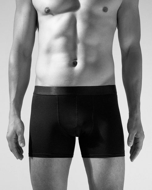 Pact 300673 Men's Everyday Boxer Brief 3-pack Black Underwear Size M