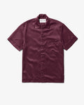 Home Shirt Short-Sleeve in Burgundy