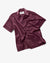Home Shirt Short-Sleeve in Burgundy