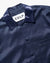 Home Shirt Short-Sleeve in Navy Blue made of Lyocell