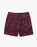 Home Shorts in Burgundy